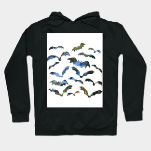 flying Bat art Hoodie